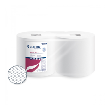Ipari törlő 1 rétegű átmérő: 21 cm hófehér 400 lap/tekercs 2 tekercs/karton Airtech 400 - 50 Gsm Lucart