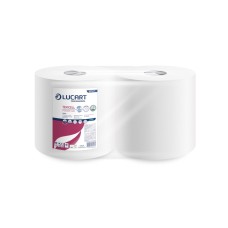 Ipari törlő 1 rétegű tekercses átmérő: 28 cm 320 lap/tekercs 2 tekercs/karton Texicell Power 320 Lucart_851271 fehér