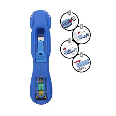Iratcsíptető fűzőgép + kapocs Ico Magic clipper