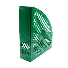 Iratpapucs 8cm, műanyag, 80x327x253mm, ARK zöld