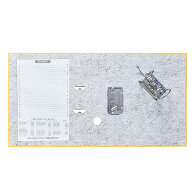 Iratrendező A4, 5cm,lapraszerelt, Bluering® Smart sárga