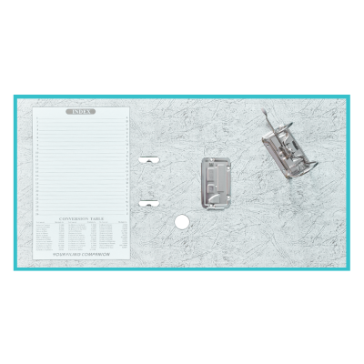 Iratrendező A4, 5cm,lapraszerelt, Bluering® Smart türkiz