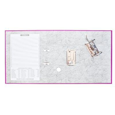 Iratrendező A4, 7,5cm,lapraszerelt, Bluering® Smart lila