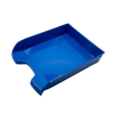 Irattálca műanyag 550 extra széles 345x270x67mm, Bluering®, áttetsző kék