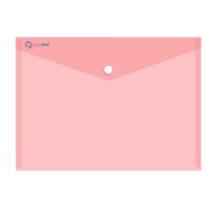 Irattartó tasak A4, PP patentos Bluering® transzparens piros