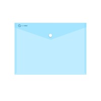 Irattartó tasak A5, PP patentos Bluering® transzparens kék