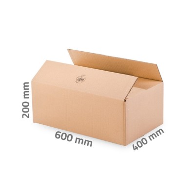 Kartondoboz 600 x 400 x 200 mm 3 rétegű