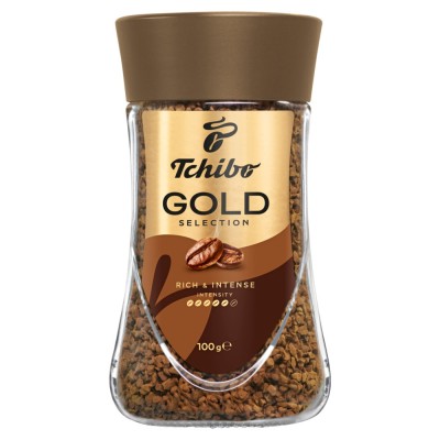 Kávé instant, 100g, üveges, Tchibo Gold Selection