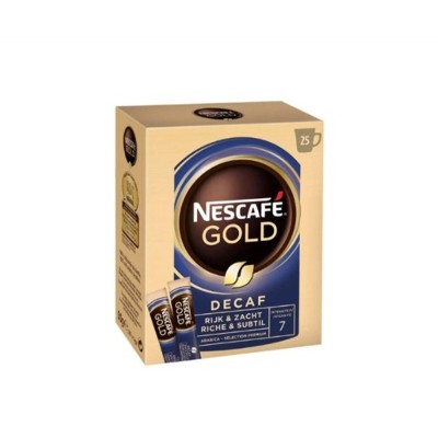 Kávé instant, 25x2g Nescafé Gold koffeinmentes Kávé instant, 25x2g Nescafé Gold koffeinmentes