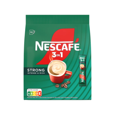 Kávé instant, 10 x 16g, 3in1 Nescafé Strong Nescafé