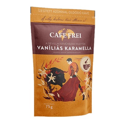 Kávé instant, 75g, Cafe Frei Vaníliás karamella