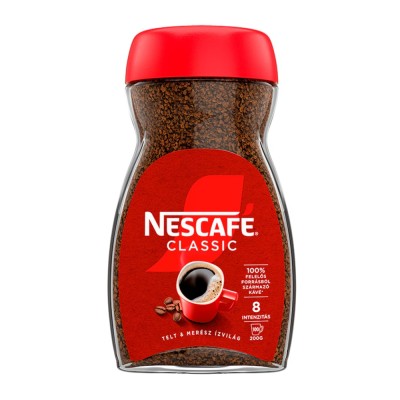 Kávé instant, 200g, üveges Nescafé Classic