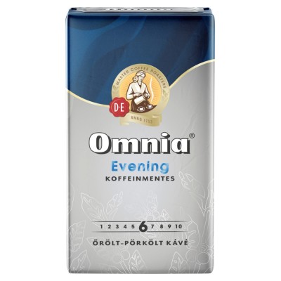 Kávé őrölt 250g. Douwe Egberts Omnia Evening koffeinmentes