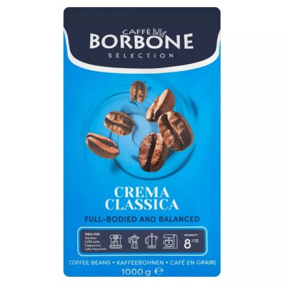 Kávé szemes, 1000g, Caffé Borbone Crema Classica