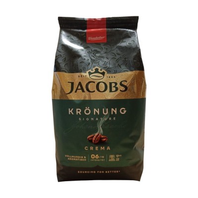 Kávé szemes, 1000g, Jacobs Krönung, Crema