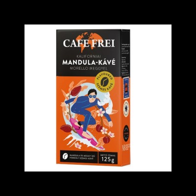 Kávé szemes, 125g, Cafe Frei Kaliforniai mandula morello meggyel Kávé szemes, 125g, Cafe Frei Kaliforniai mandula morello meggyel