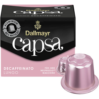 Kávékapszula, Dallmayr Nespresso Lungo Decaffeinato 10db kapszula