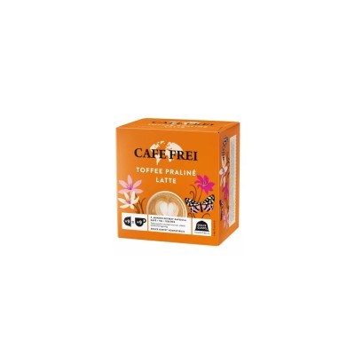 Kávékapszula, Dolce Gusto kompatibilis, Cafe Frei Toffee Praliné Latte 9db kapszula Kávékapszula, Dolce Gusto kompatibilis, Cafe Frei Toffee Praliné Latte 9db kapszula