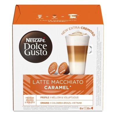 Kávékapszula, Nescafé DOLCE GUSTO Café Latte Macchiato 16db kapszula Kávékapszula, Nescafé DOLCE GUSTO Café Latte Macchiato 16db kapszula