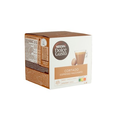Kávékapszula, Nescafé Dolce Gusto Cortado 16db kapszula Kávékapszula, Nescafé Dolce Gusto Cortado 16db kapszula