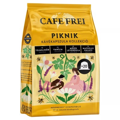 Kávékapszula, Nespresso kompatibilis, Cafe Frei, Piknik kávékapszula kollekció  20db kapszula