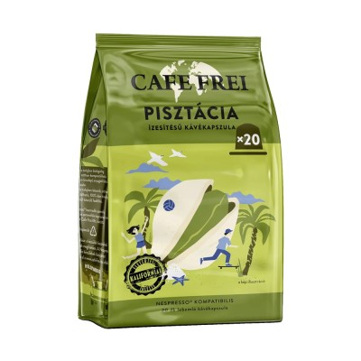 Kávékapszula, Nespresso kompatibilis, Cafe Frei, pisztácia 20db kapszula