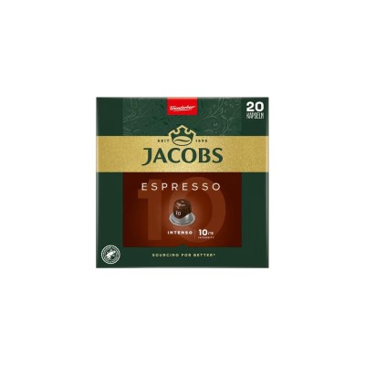Kávékapszula, Nespresso kompatibilis Jacobs Espresso 10 Intenso 10db kapszula