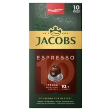 Kávékapszula, Nespresso kompatibilis Jacobs Espresso 10 Intenso 10db kapszula