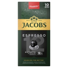 Kávékapszula, Nespresso kompatibilis Jacobs Espresso 12 Ristretto 10db kapszula