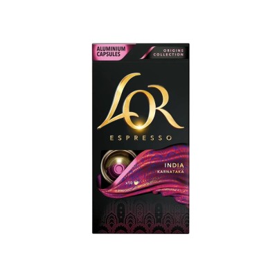 Kávékapszula, Nespresso kompatibilis LOR India 10 db kapszula Kávékapszula, Nespresso kompatibilis LOR India 10 db kapszula