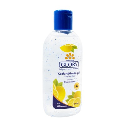 Kéz- és bőrfertőtlenítő gél 100 ml Glory citrom Kéz- és bőrfertőtlenítő gél 100 ml Glory citrom