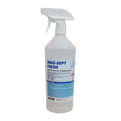 Kéz- és felületfertőtlenítő oldat szórófejes 1 liter Inno-Sept Fresh