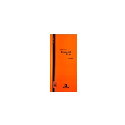 Kézbesítő könyv 100lap,os 130x297mm, C.5230-29 Pátria