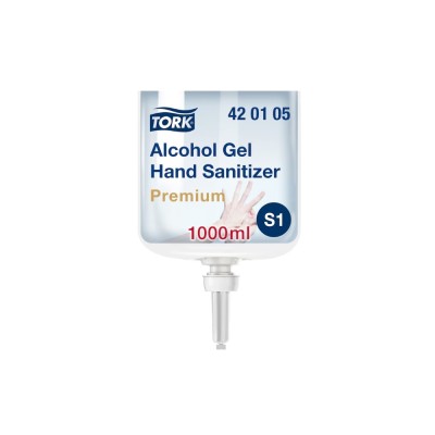 Kéz- és bőrfertőtlenítő gél 1 liter alkoholos S1 Tork_420105