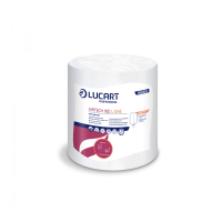 Kéztörlő 1 rétegű tekercses egyesével csomagolt 4 tekercs/karton Airtech 180 L-One Lucart_852402 hófehér