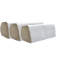 Kéztörlő 1 rétegű V hajtogatású 250 lap/csomag lapméret: 23 x 25 cm 20 csomag/karton Bluering® natúr