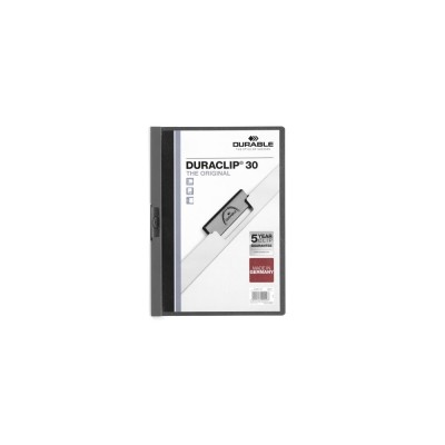 Klip mappa 30lap Durable Duraclip®, antracit Klip mappa 30lap Durable Duraclip®, antracit