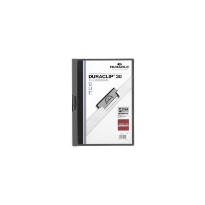 Klip mappa 30lap Durable Duraclip®, antracit Klip mappa 30lap Durable Duraclip®, antracit