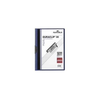 Klip mappa 30lap Durable Duraclip®, sötétkék Klip mappa 30lap Durable Duraclip®, sötétkék