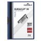 Klip mappa 30lap Durable Duraclip®, sötétkék
