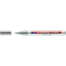 Lakkmarker 0,8mm, kerek Edding 780 ezüst