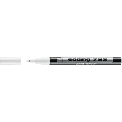 Lakkmarker 0,8mm, kerek Edding 792 fehér