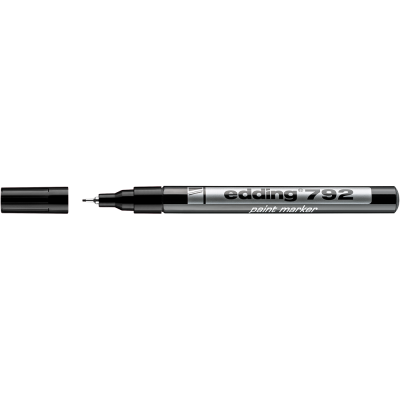Lakkmarker 0,8mm, kerek Edding 792 fekete