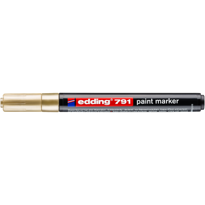 Lakkmarker 1-2mm, kerek Edding 791 arany