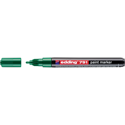 Lakkmarker 1-2mm, kerek Edding 791 zöld