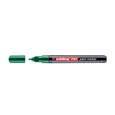 Lakkmarker 1-2mm, kerek Edding 791 zöld