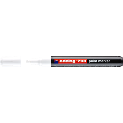 Lakkmarker 2-3mm, kerek Edding 790 fehér