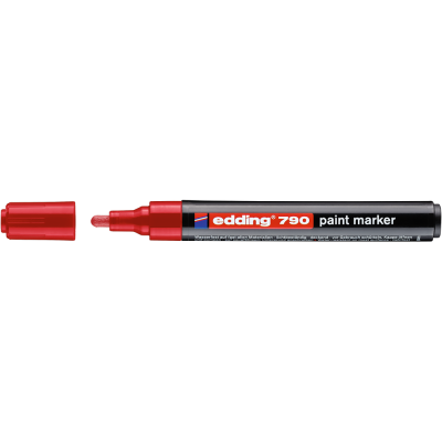 Lakkmarker 2-3mm, kerek Edding 790 piros