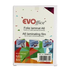 Lamináló fólia A6, 80 micron 100 db/doboz, Evo