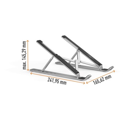 Laptop állvány, Durable FOLD ezüst Laptop állvány, Durable FOLD ezüst